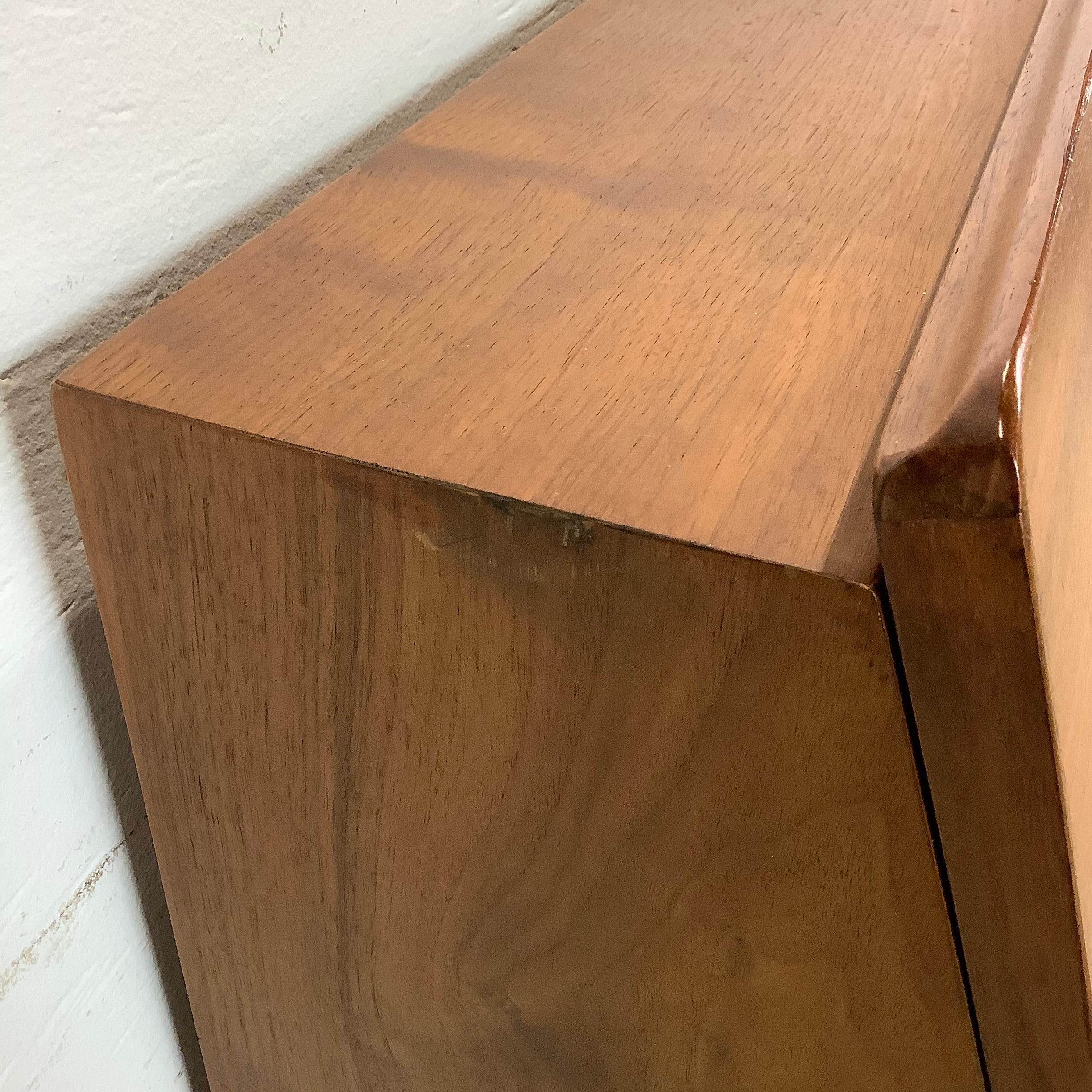 Mid-Century Storage Headboard by Drexel Declaration- Full Size For Sale 3