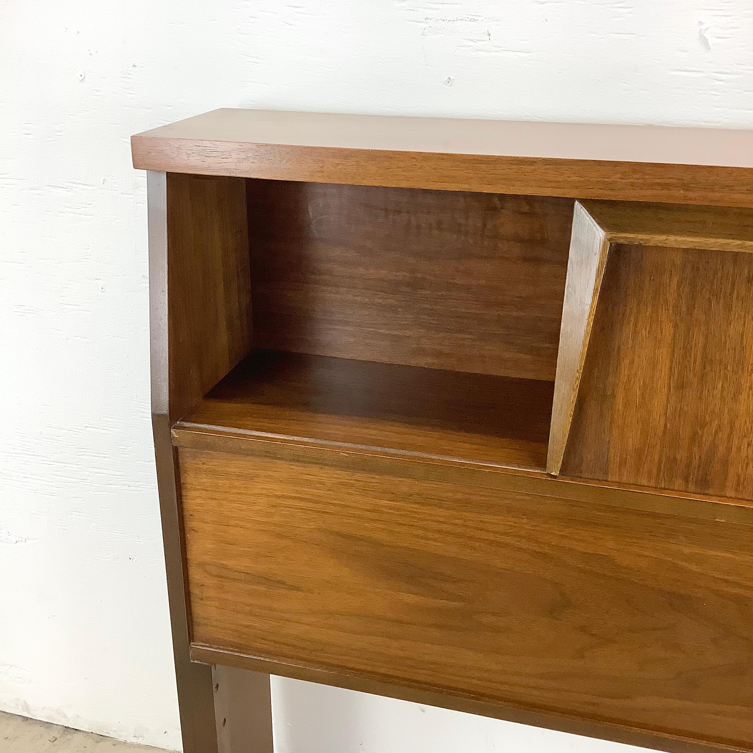 Mid-Century Storage Headboard- Full 3
