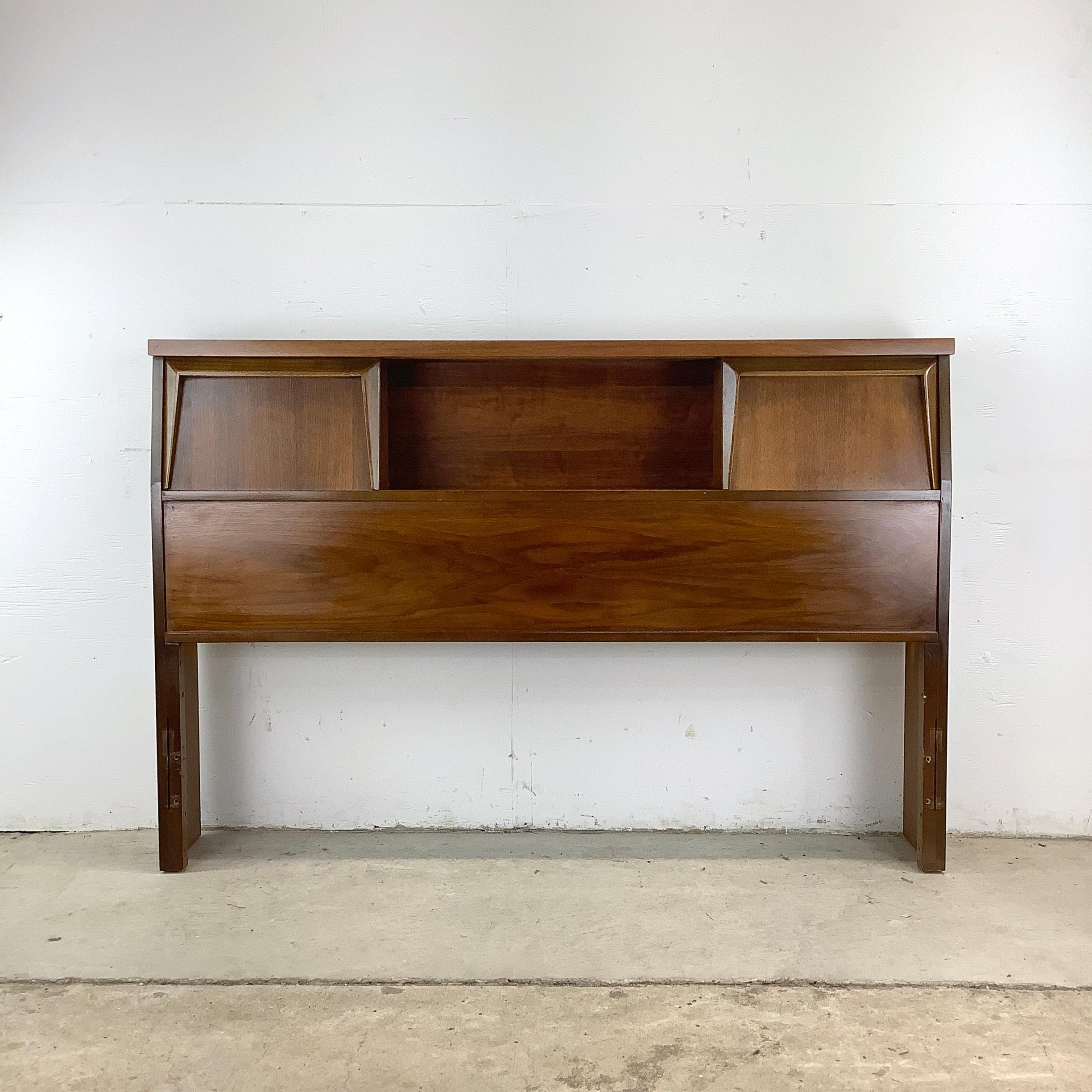 Mid-Century Storage Headboard- Full 11
