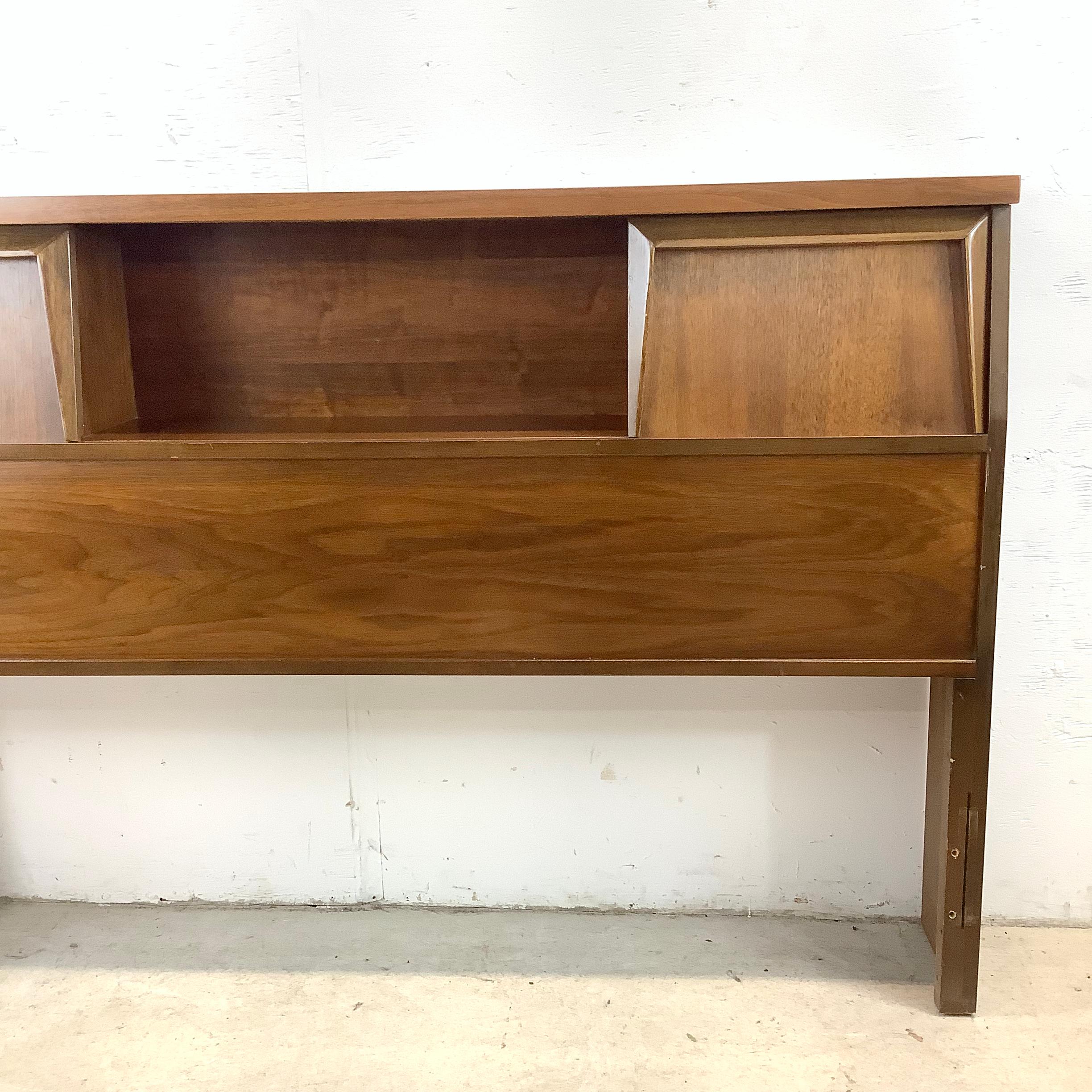 Unknown Mid-Century Storage Headboard- Full