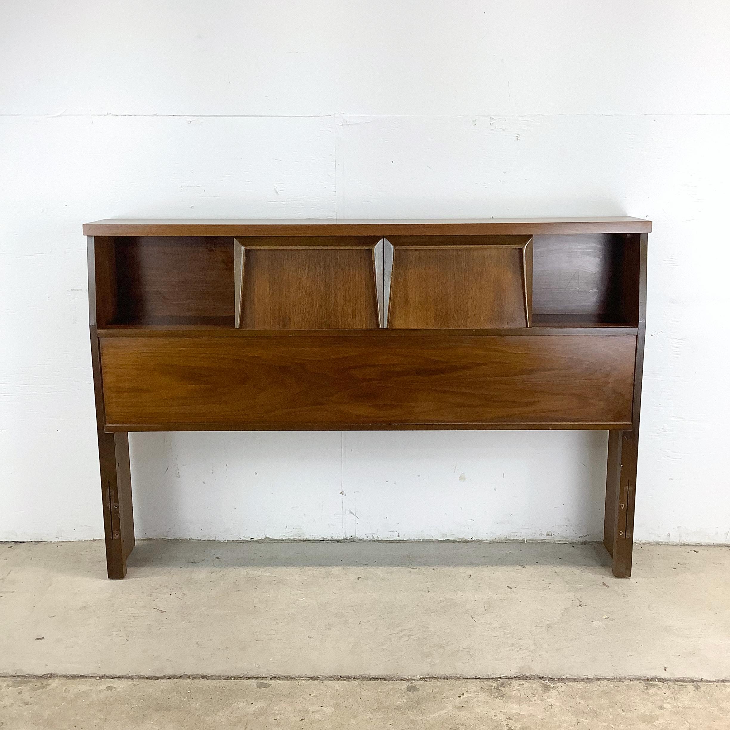 Mid-Century Storage Headboard- Full 1