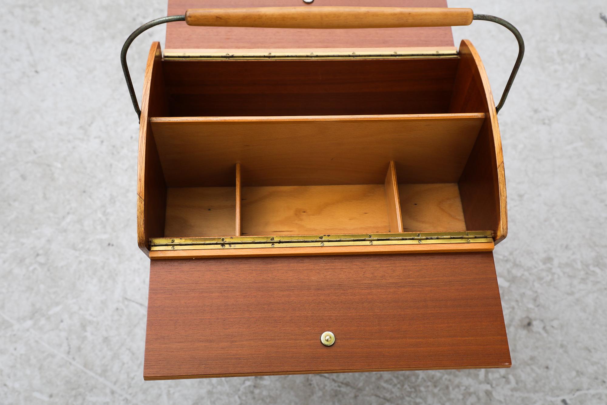 Midcentury Storage or Sewing Box 6