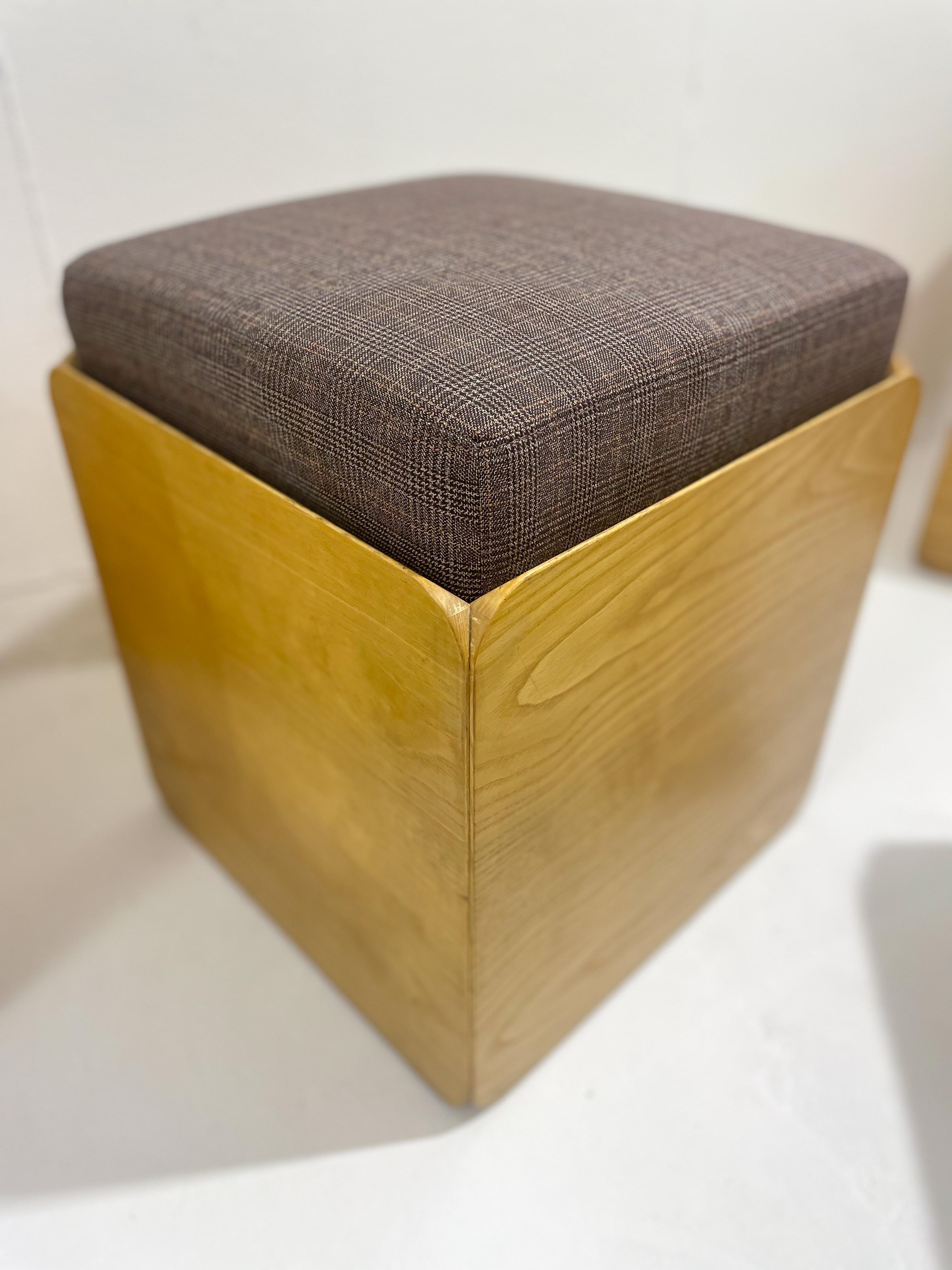 Mid-Century Storage Stool by Derk Jan De Vries, 1960s, 5 Available In Good Condition In Brussels, BE