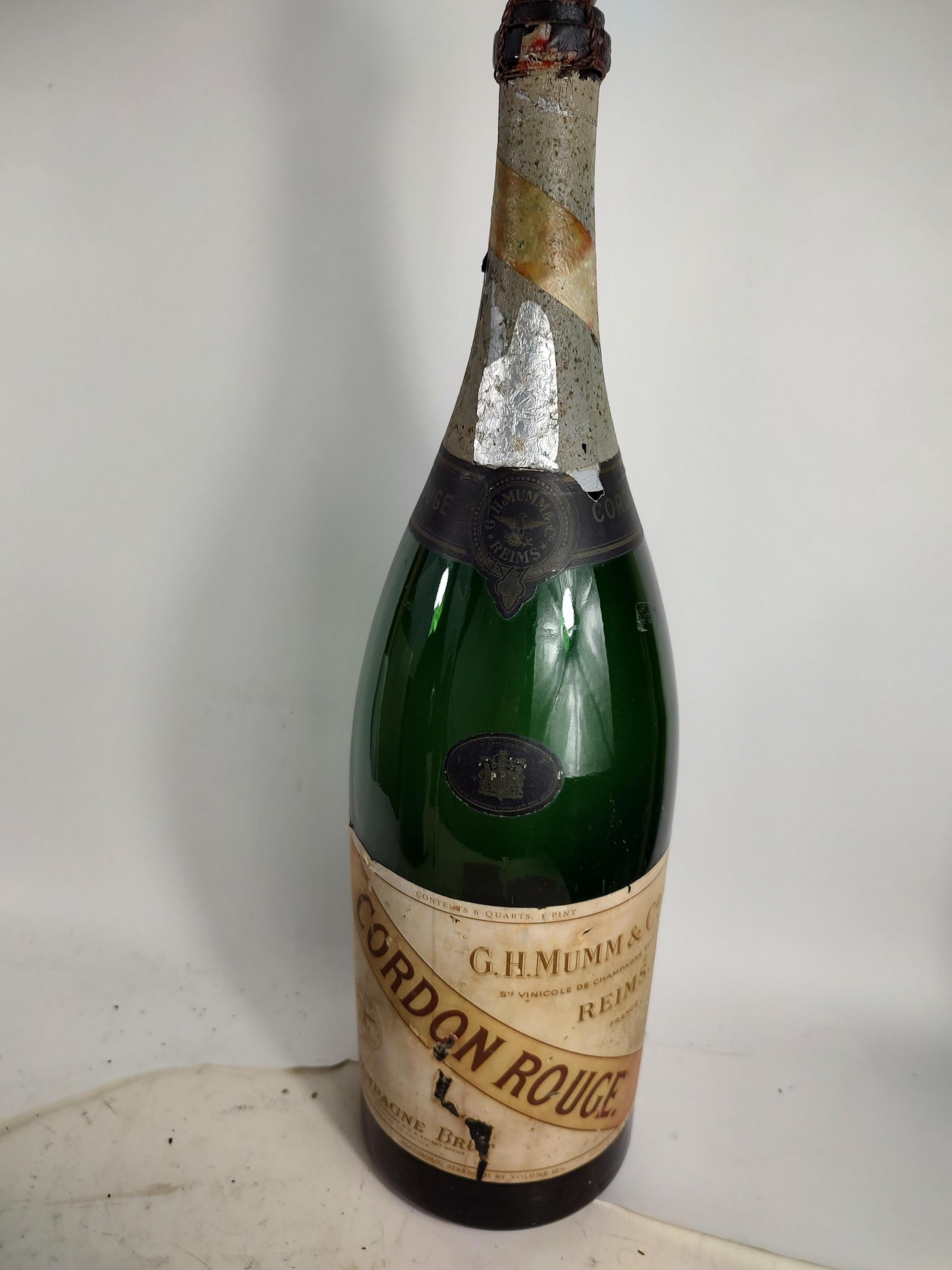 French Mid-Century Store Display Bottles Champagne, France, C1955 For Sale