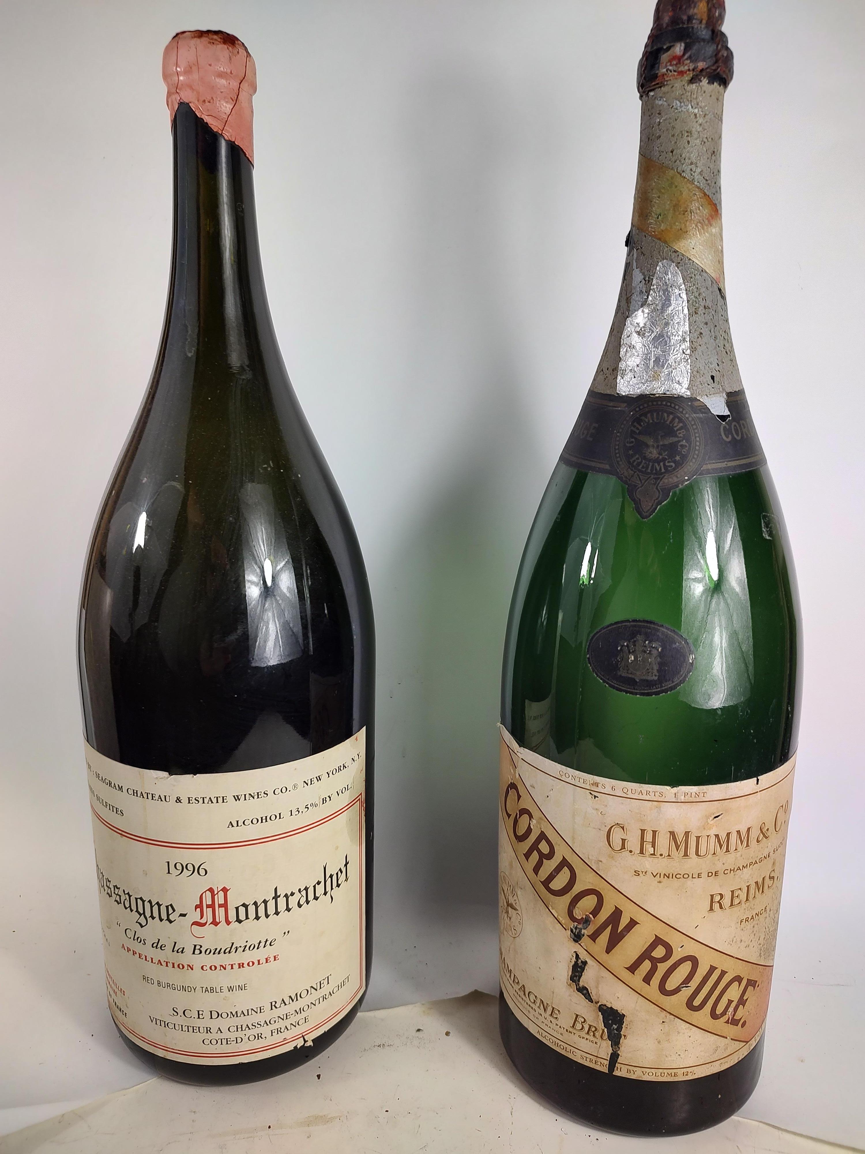 Mid-Century Store Display Bottles Champagne, France, C1955 For Sale 1