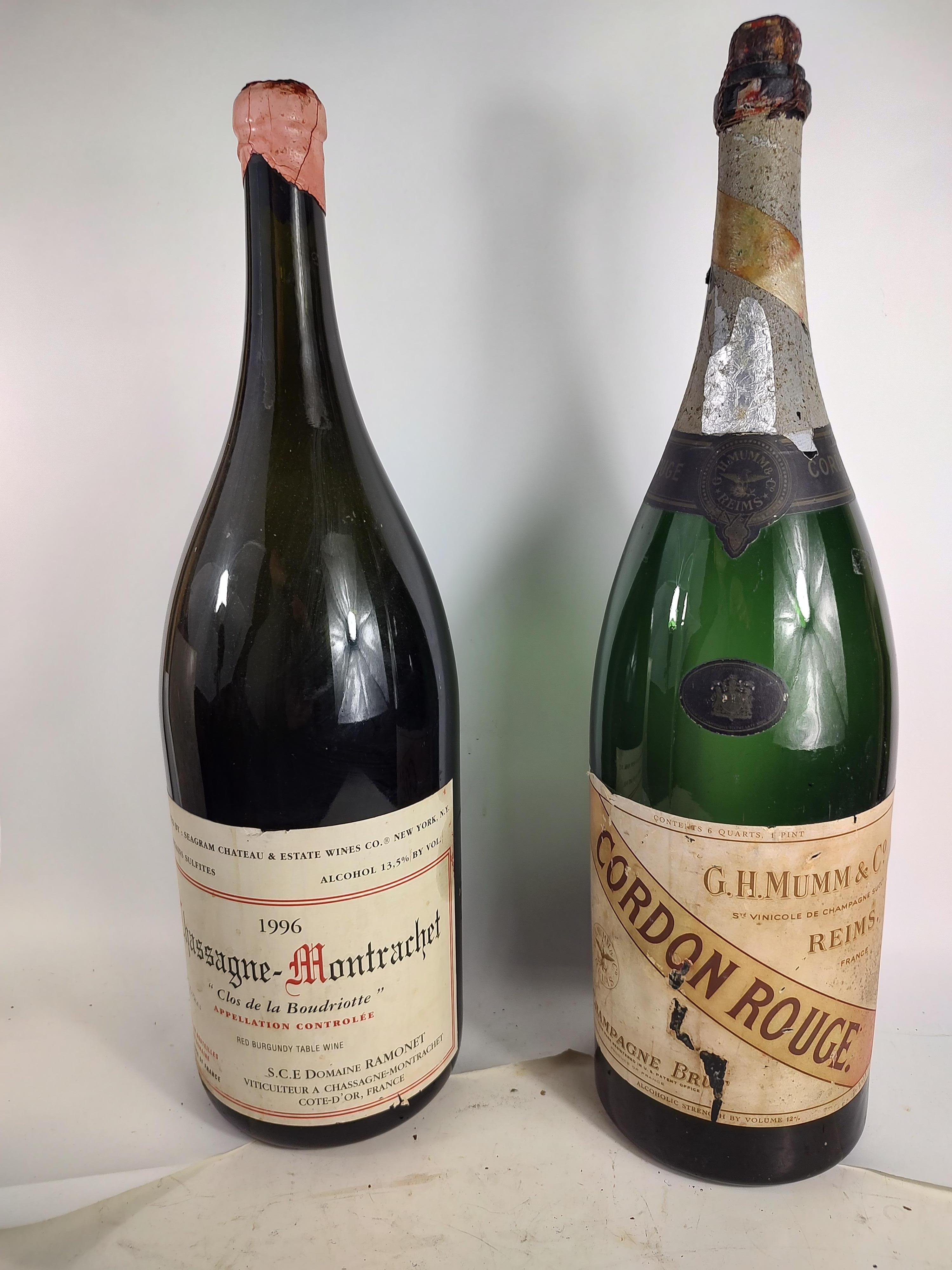 Mid-Century Store Display Bottles Champagne, France, C1955 For Sale 1