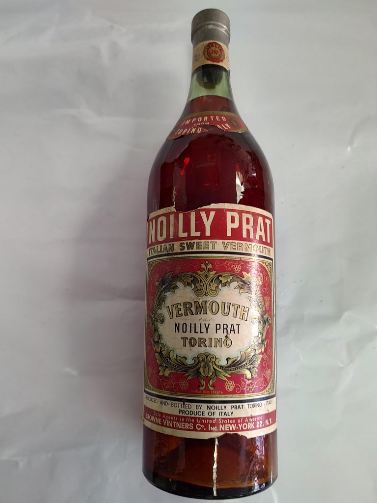Mid Century Store Window Display Noilly Prat Italian Sweet Vermouth