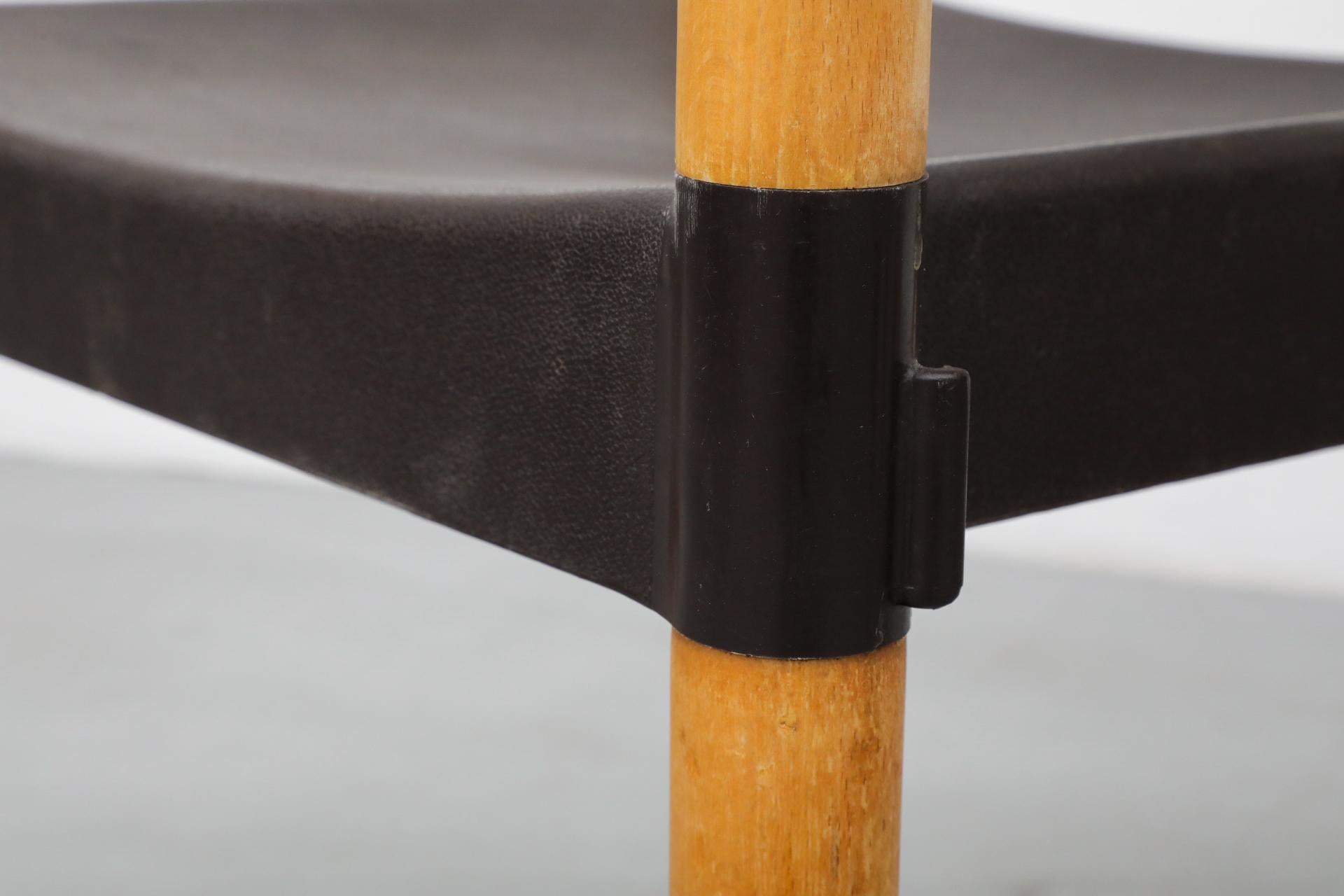 Mid-Century 'Strax' Stacking Arm Chairs by Hartmut Lohmeyer for Casala in Black For Sale 12