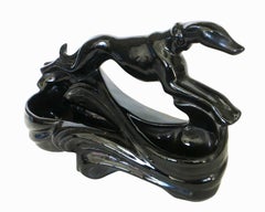 Mid-Century Streamline Greyhound TV Lamp by Royal Haeger