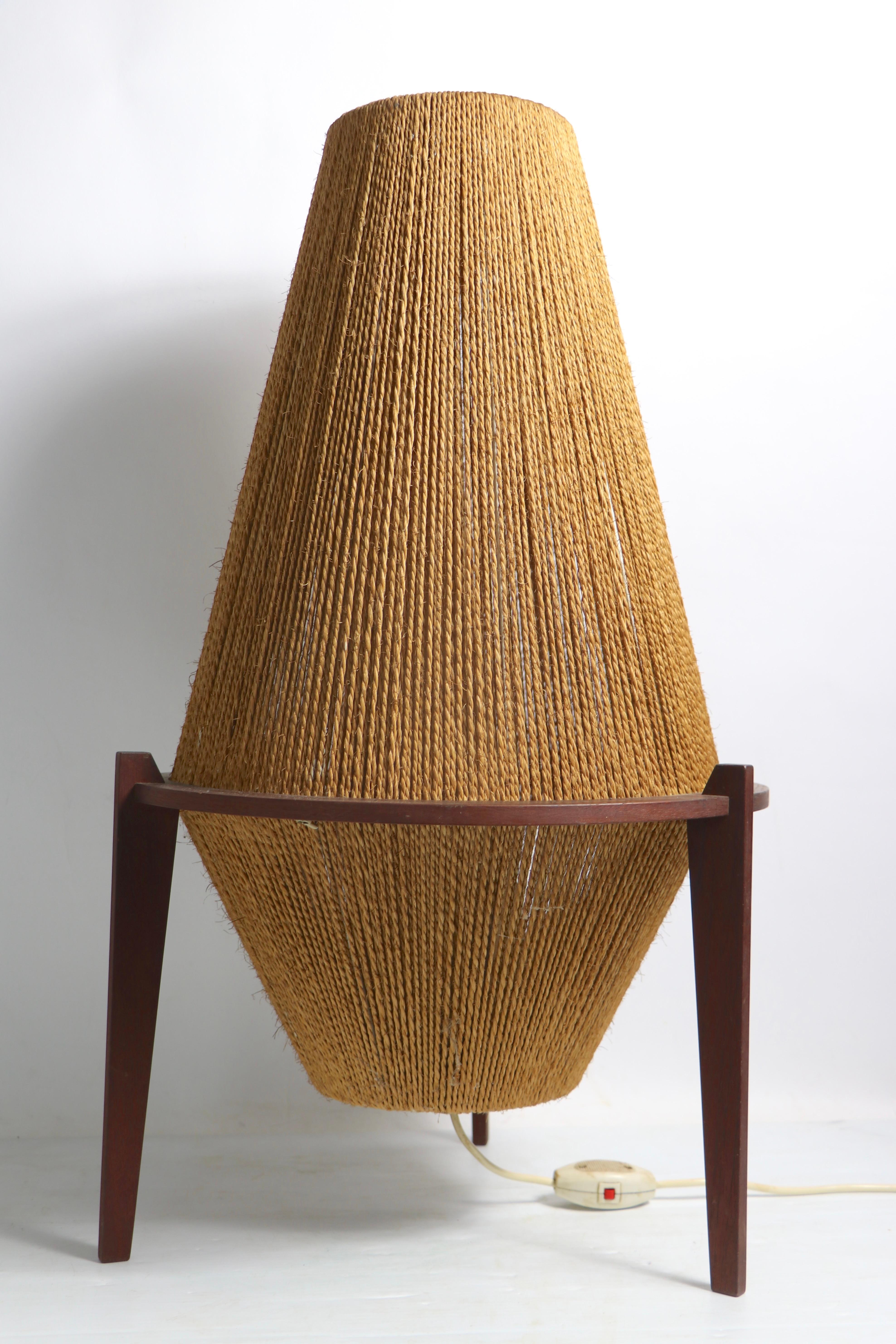 Danish Mid Century String Lamp by I B Fabiasen for Fog and Morup