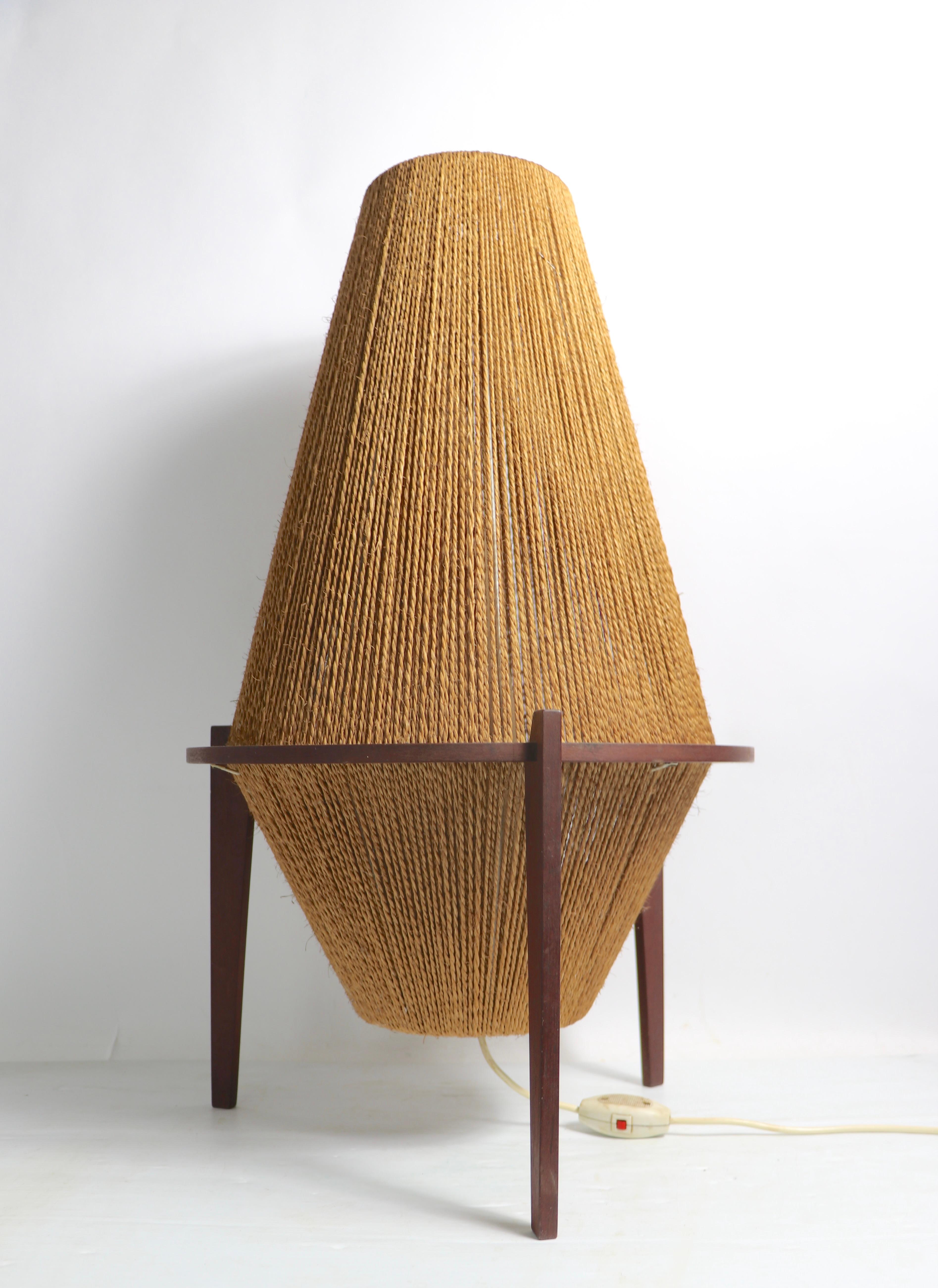 Mid Century String Lamp by I B Fabiasen for Fog and Morup 2