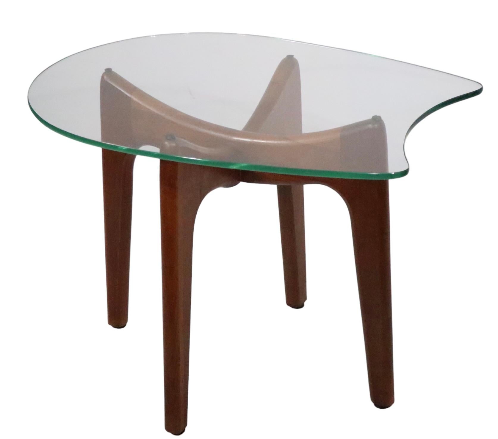 Mid Century Stringray Side Table by Adrian Pearsall for Craft Associates In Good Condition In New York, NY