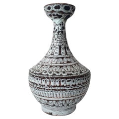 Vaso in ceramica di Studio A del Mid Century Italia