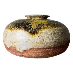 Mid Century Studio Crafted Ceramic Weed Pot Bud Vase