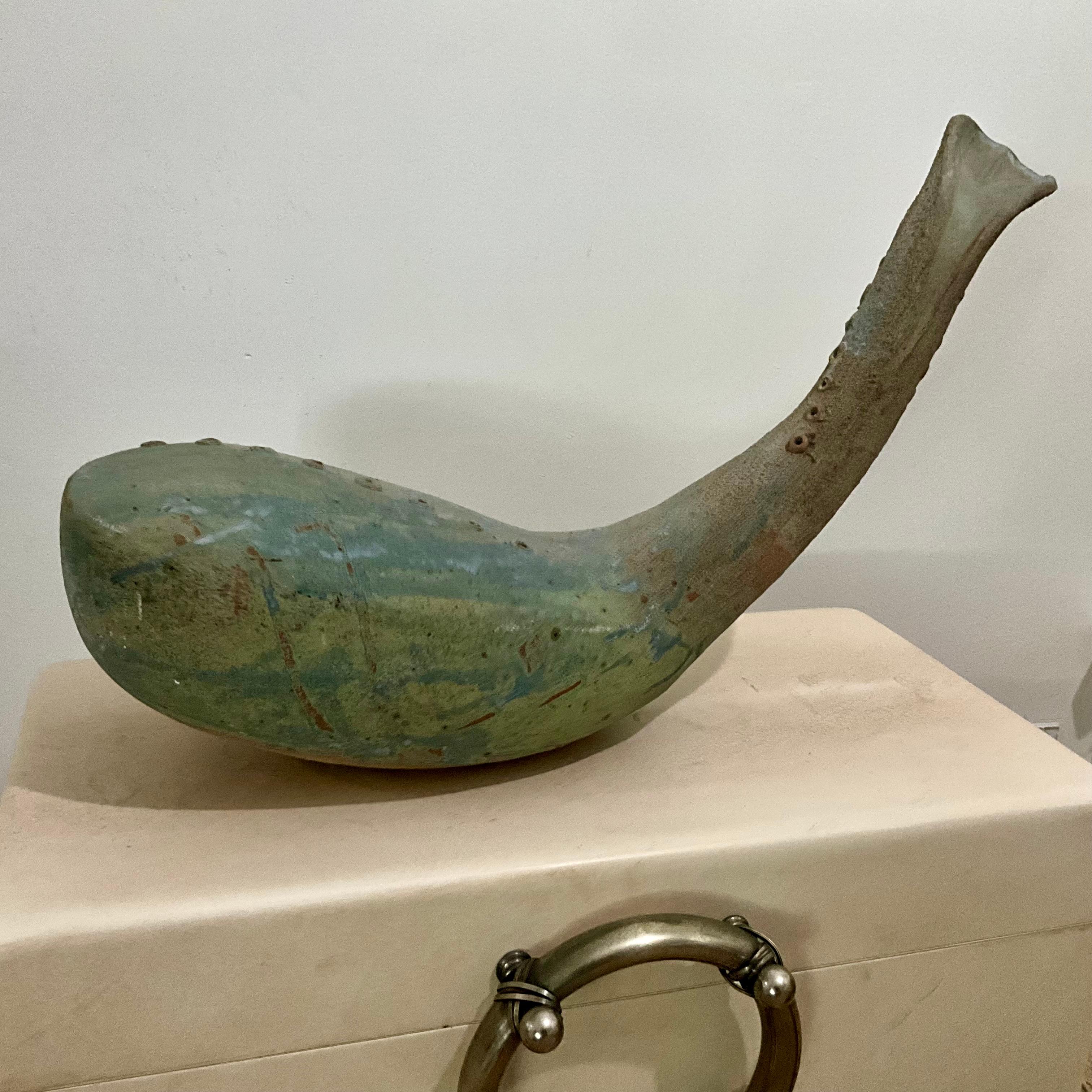 Mid-Century Studio Pottery Abstract Sculptural Form For Sale 4