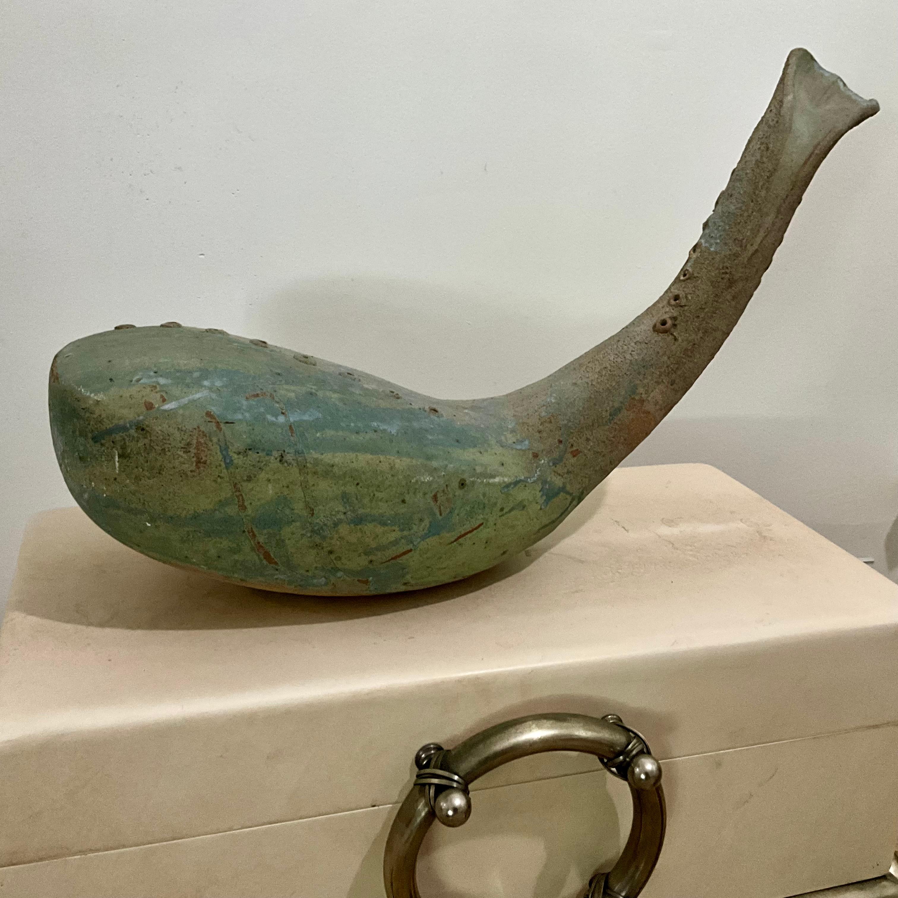 Mid-Century Studio Pottery Abstract Sculptural Form For Sale 5