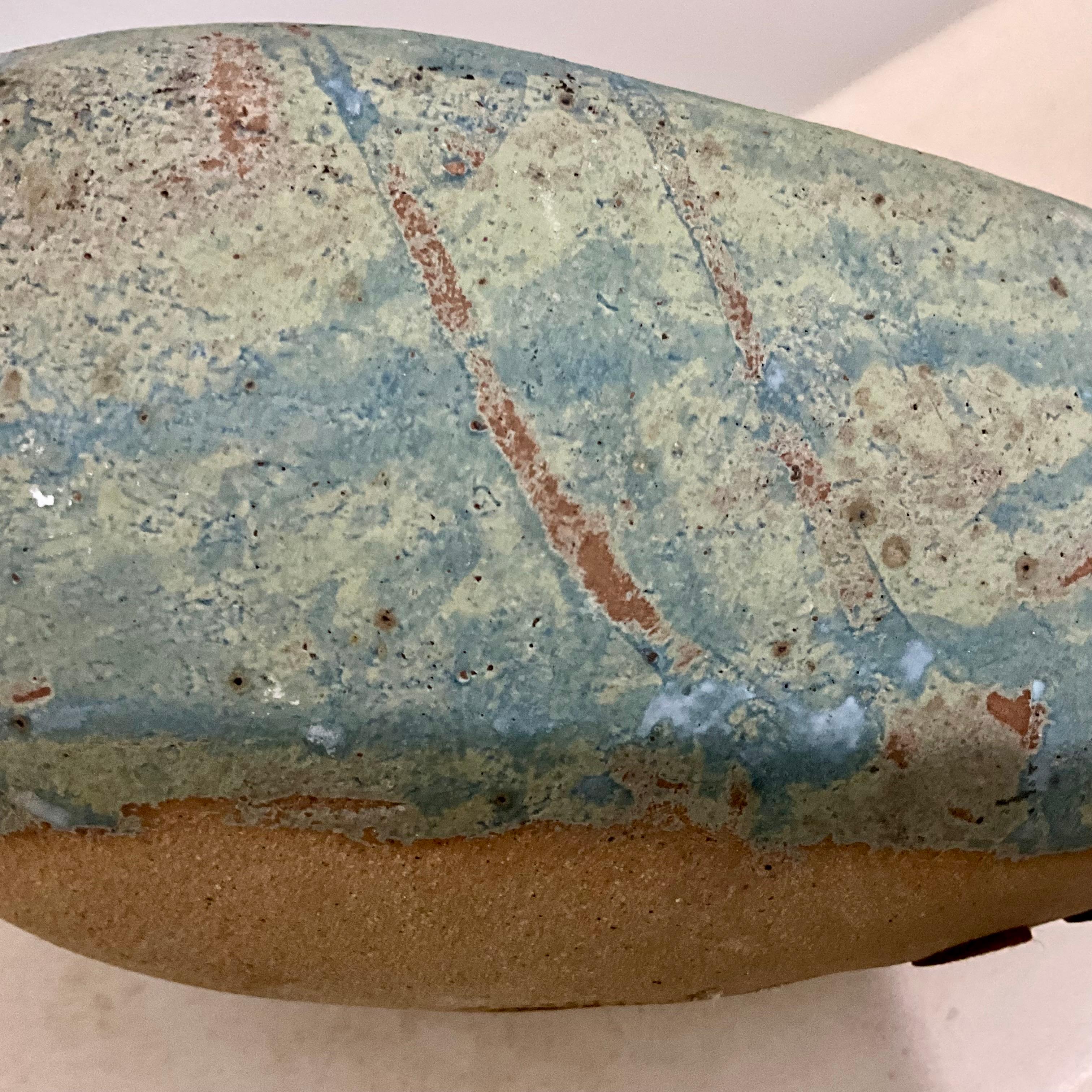 Mid-Century Studio Pottery Abstract Sculptural Form For Sale 7