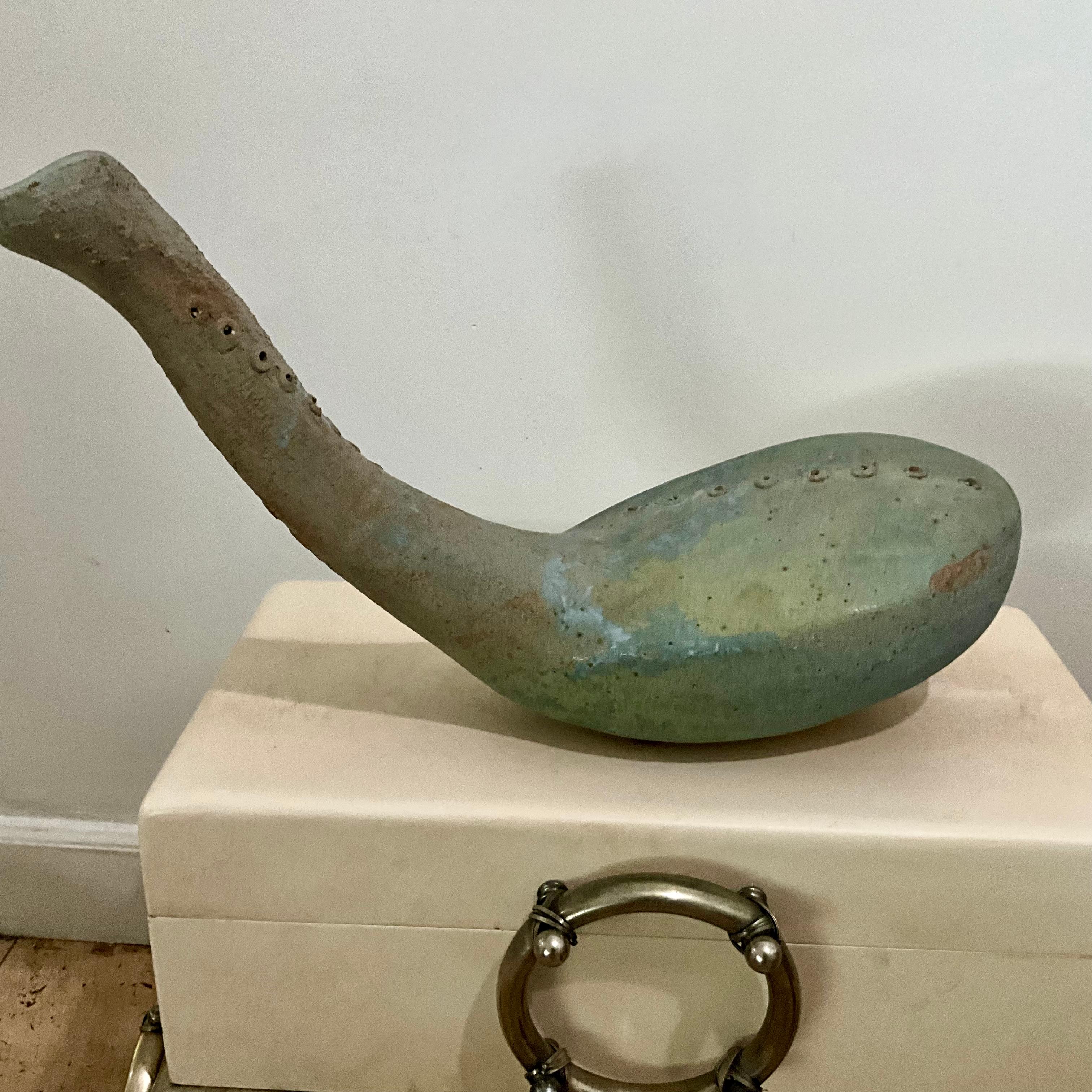 20th Century Mid-Century Studio Pottery Abstract Sculptural Form For Sale