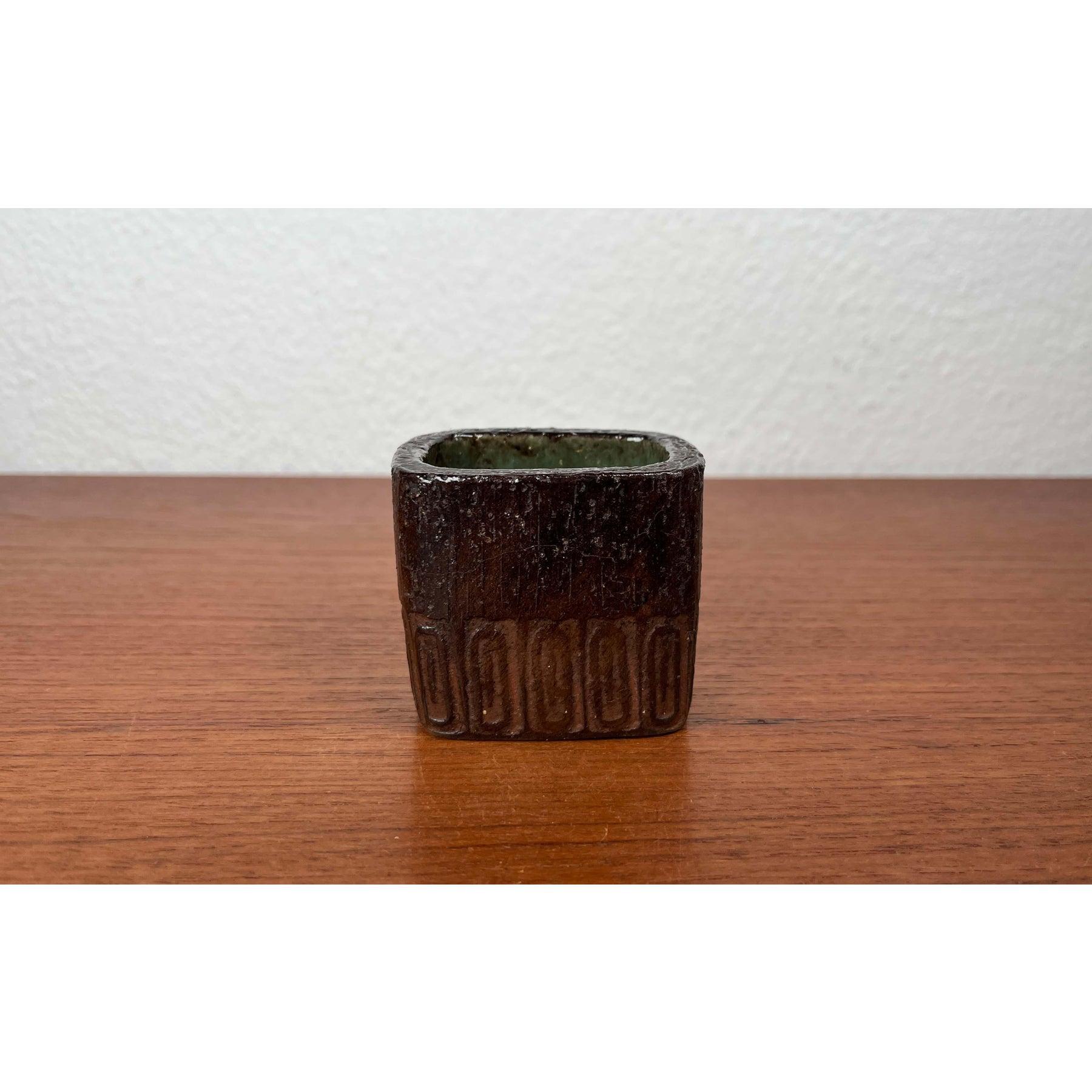 20th Century Mid-Century Studio Pottery Bowl by Jytte Trebbien and Harry Nielsen, 1960s For Sale