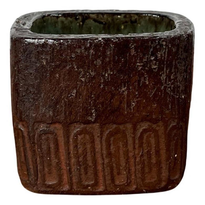 Mid-Century Studio Pottery Bowl by Jytte Trebbien and Harry Nielsen, 1960s For Sale