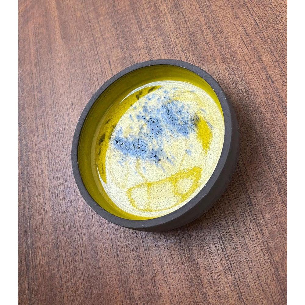 Bol en poterie Studio du milieu du siècle de Lehmann Pottery, années 1960 en vente 4