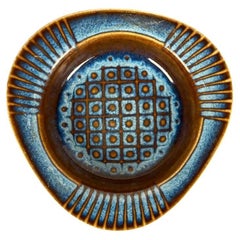 Mid-Century Studio Pottery Schale von Søholm, 1960er Jahre