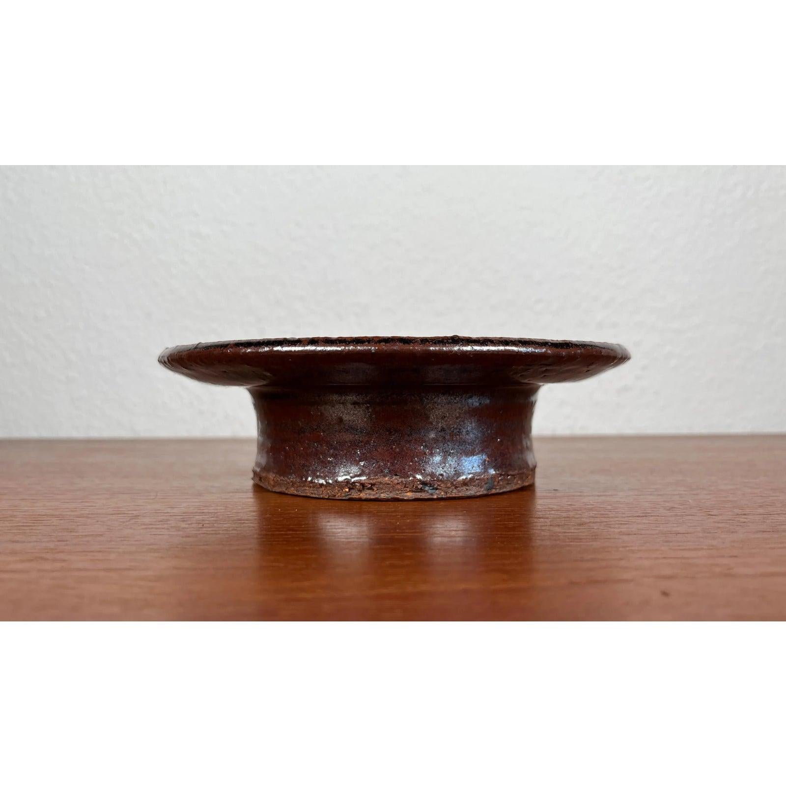 Mid-Century Studio Pottery Bowl from Visby, Denmark, 1960s For Sale 4