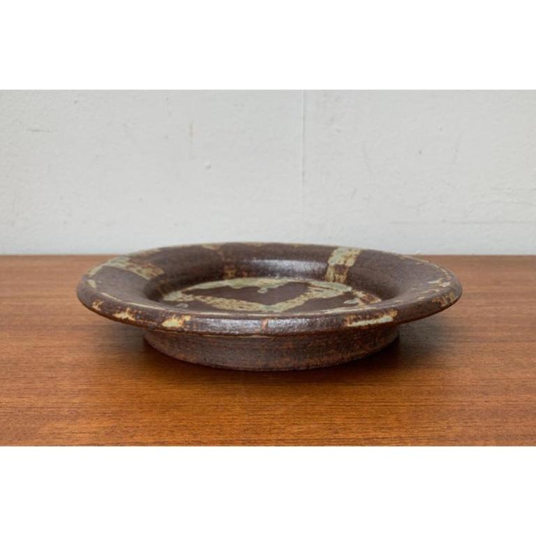 Mid-Century Modern Mid-Century Studio Pottery Bowl from Visby, Denmark, 1960s For Sale