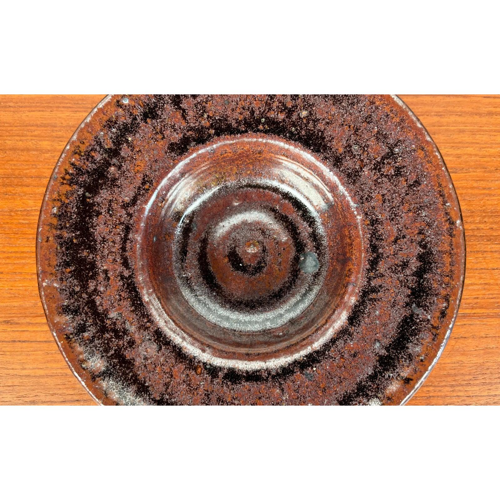 Danish Mid-Century Studio Pottery Bowl from Visby, Denmark, 1960s For Sale