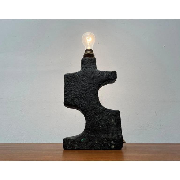 Mid-Century Studio Pottery Brutalist Table Lamp, 1960s For Sale 6