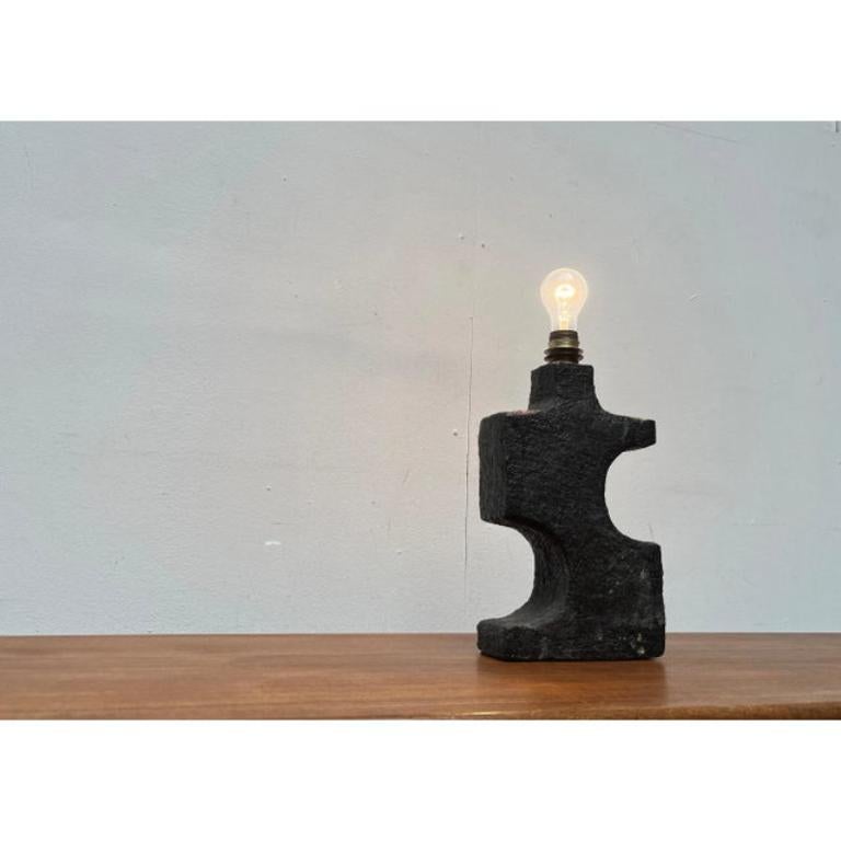 Mid-Century Studio Pottery Brutalist Table Lamp, 1960s For Sale 7
