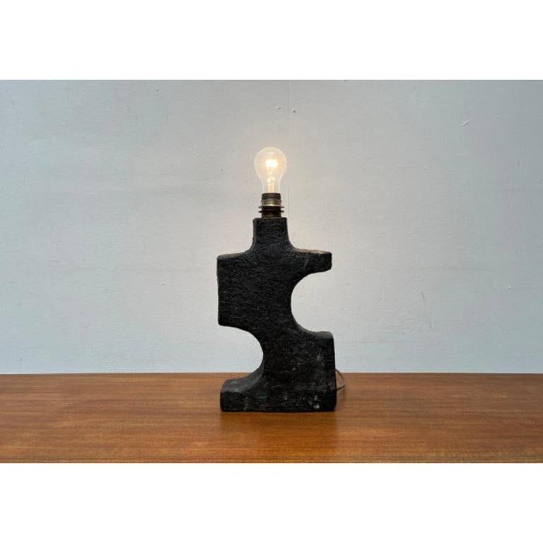 Mid-Century Studio Pottery Brutalist Table Lamp, 1960s For Sale 2