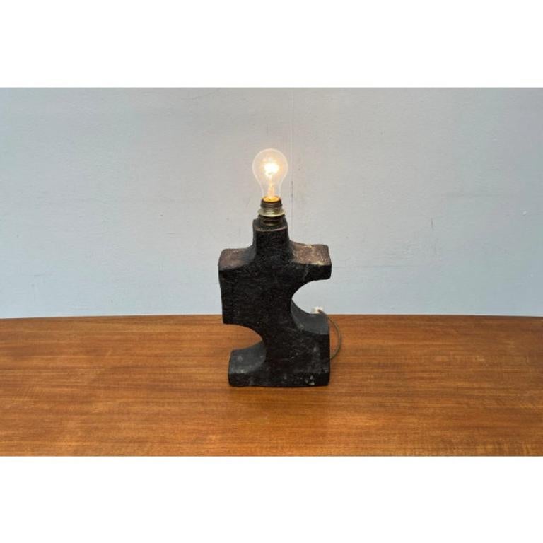 Mid-Century Studio Pottery Brutalist Table Lamp, 1960s For Sale 3