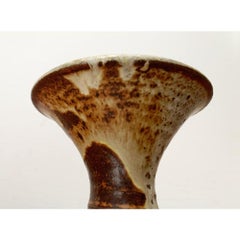 Mid-Century Studio Pottery Candleholder from Visby Tjæreborg, 1960s