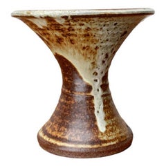 Mid-Century Studio Pottery Kerzenhalter von Visby Tjæreborg, 1960er Jahre