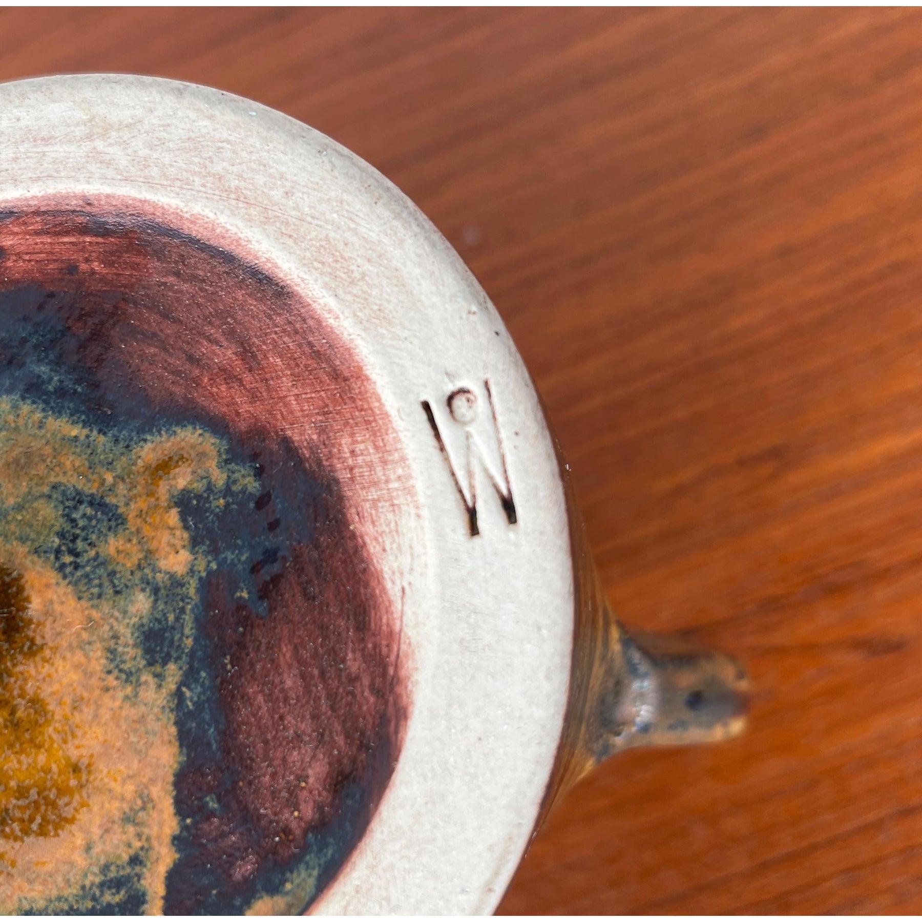 Vaso a caraffa in Studio Pottery di Otto Wichmann, 1960 in vendita 5