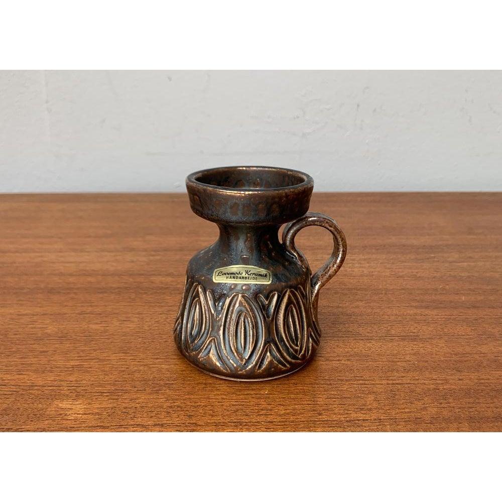 Mid-Century moderno Vaso a caraffa in Studio Pottery di metà secolo di Løvemose, Danimarca, anni '60 in vendita