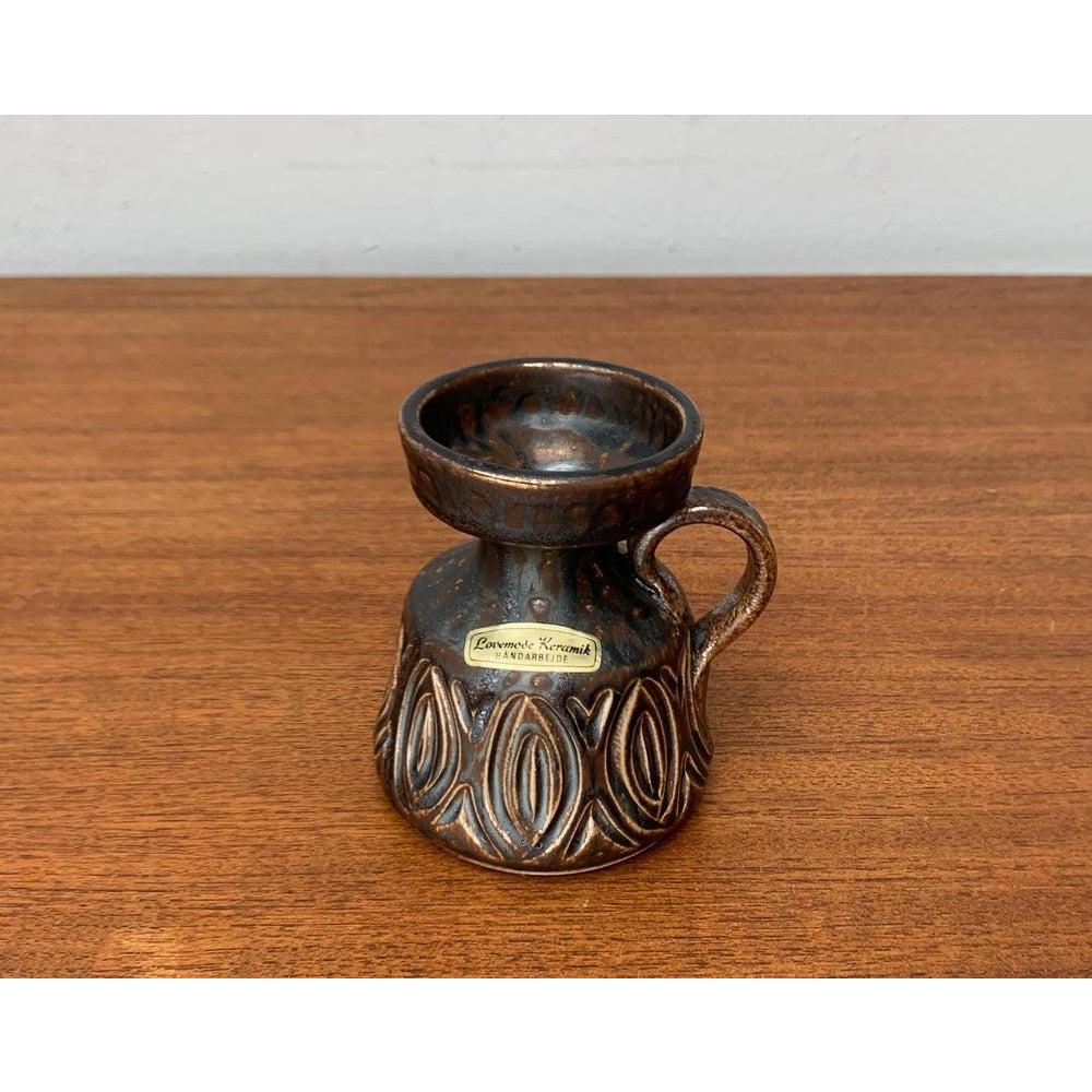 Vaso a caraffa in Studio Pottery di metà secolo di Løvemose, Danimarca, anni '60 In condizioni ottime in vendita a Hamburg, DE