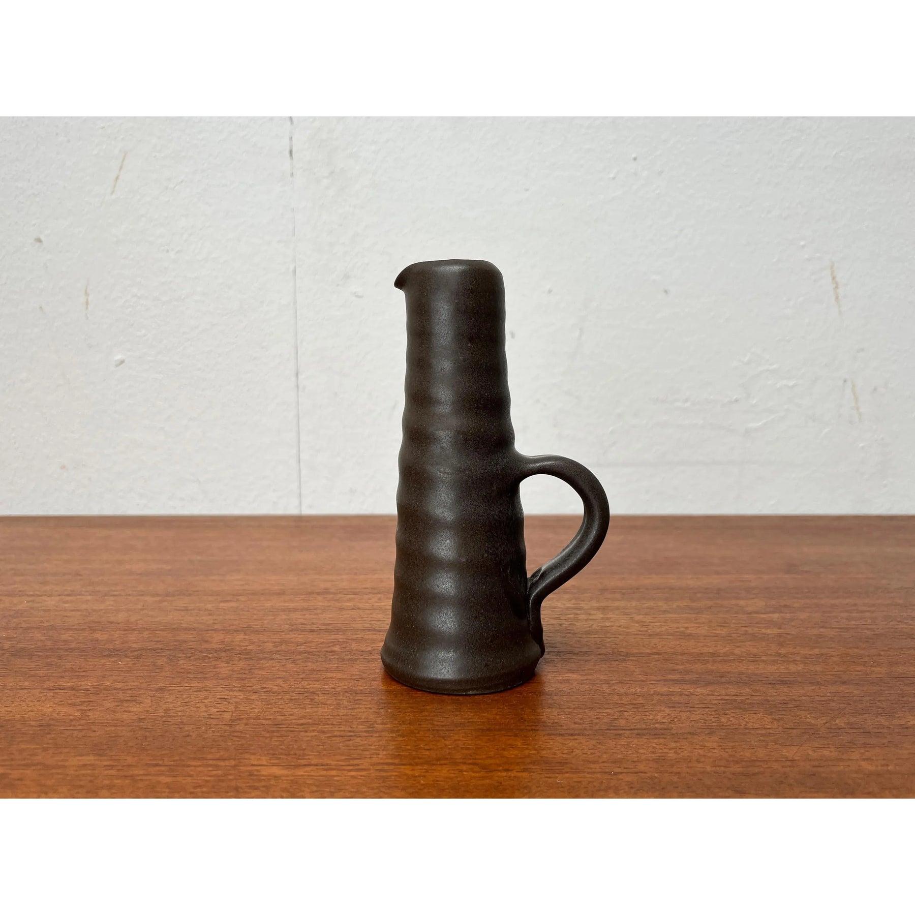 Tedesco Vaso a caraffa in Studio Pottery di metà secolo di Petra Töpferei, anni '60 in vendita
