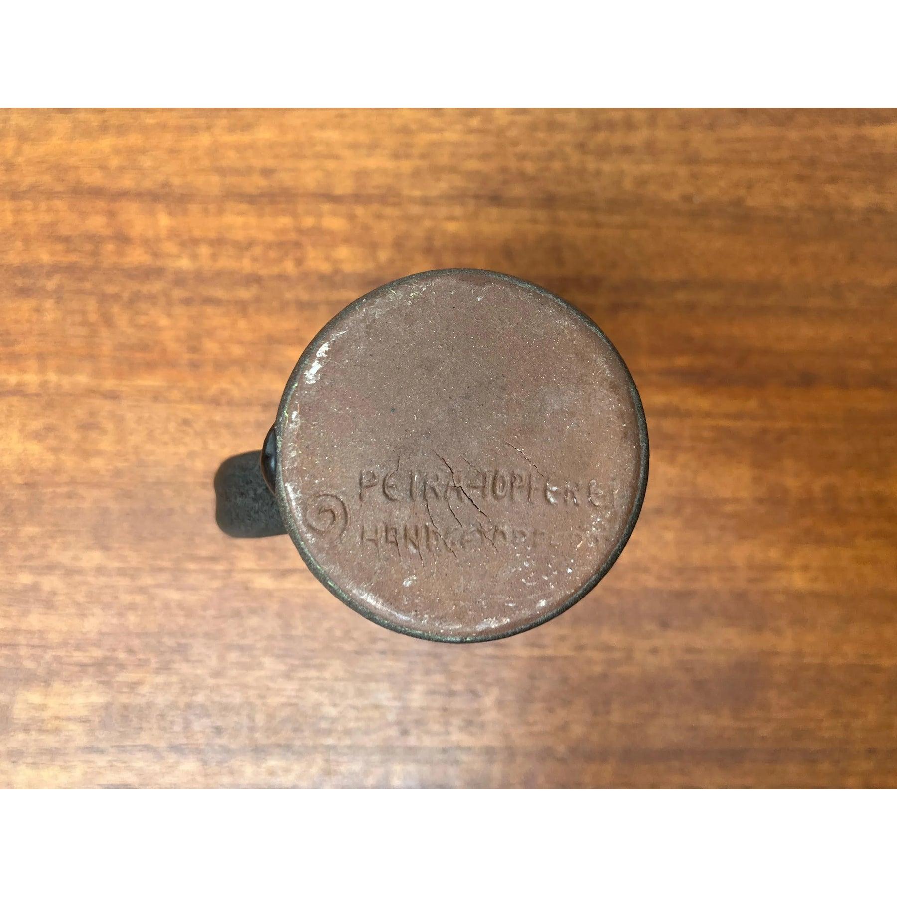 Vaso a caraffa in Studio Pottery di metà secolo di Petra Töpferei, anni '60 in vendita 1