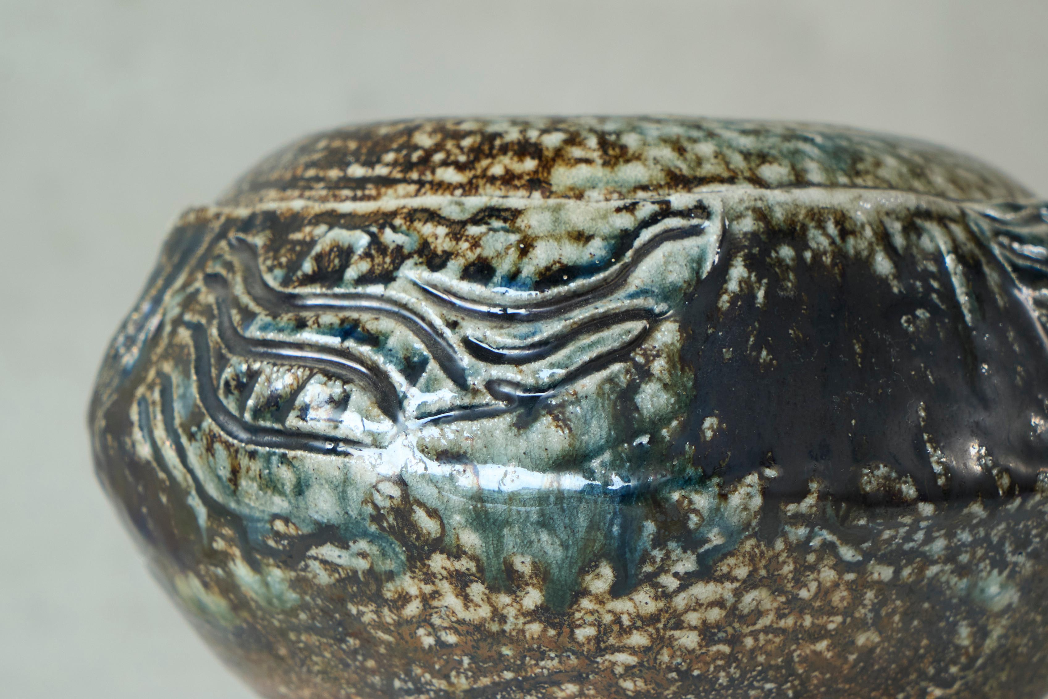 Mid Century Studio Pottery Tafelaufsatz oder Vase 1960er Jahre (Moderne der Mitte des Jahrhunderts) im Angebot