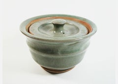 Ciotola rivestita in Studio Pottery del Mid Century - Iniziato - Canada - Circa 1970