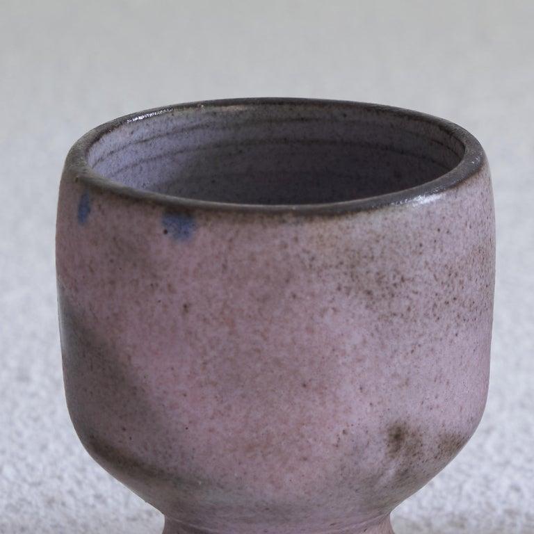 Mid Century Studio Pottery Egg Cups Set of 4 For Sale 3