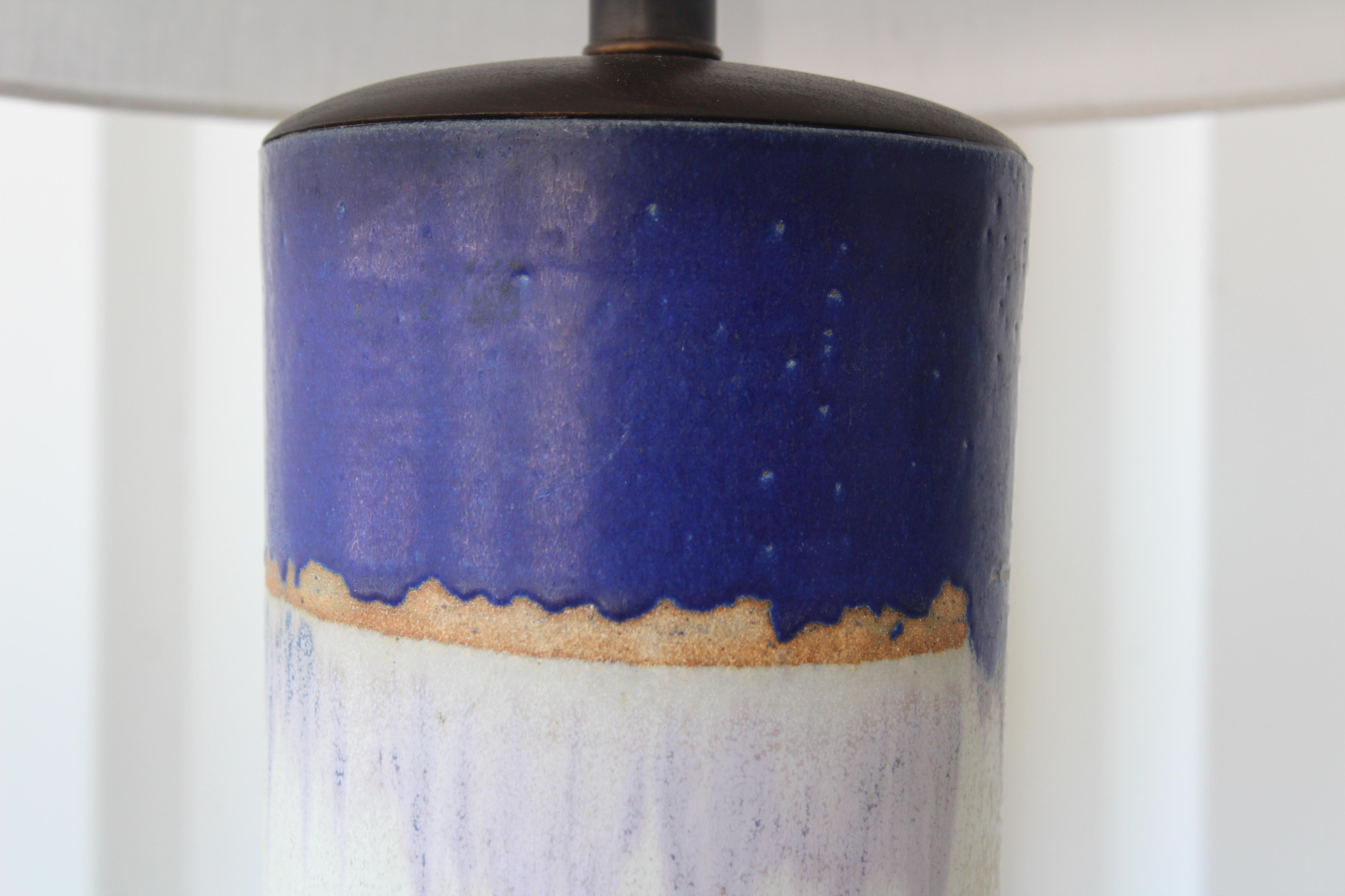 Mid-Century Modern Midcentury Studio Pottery Lamp, USA, 1960s