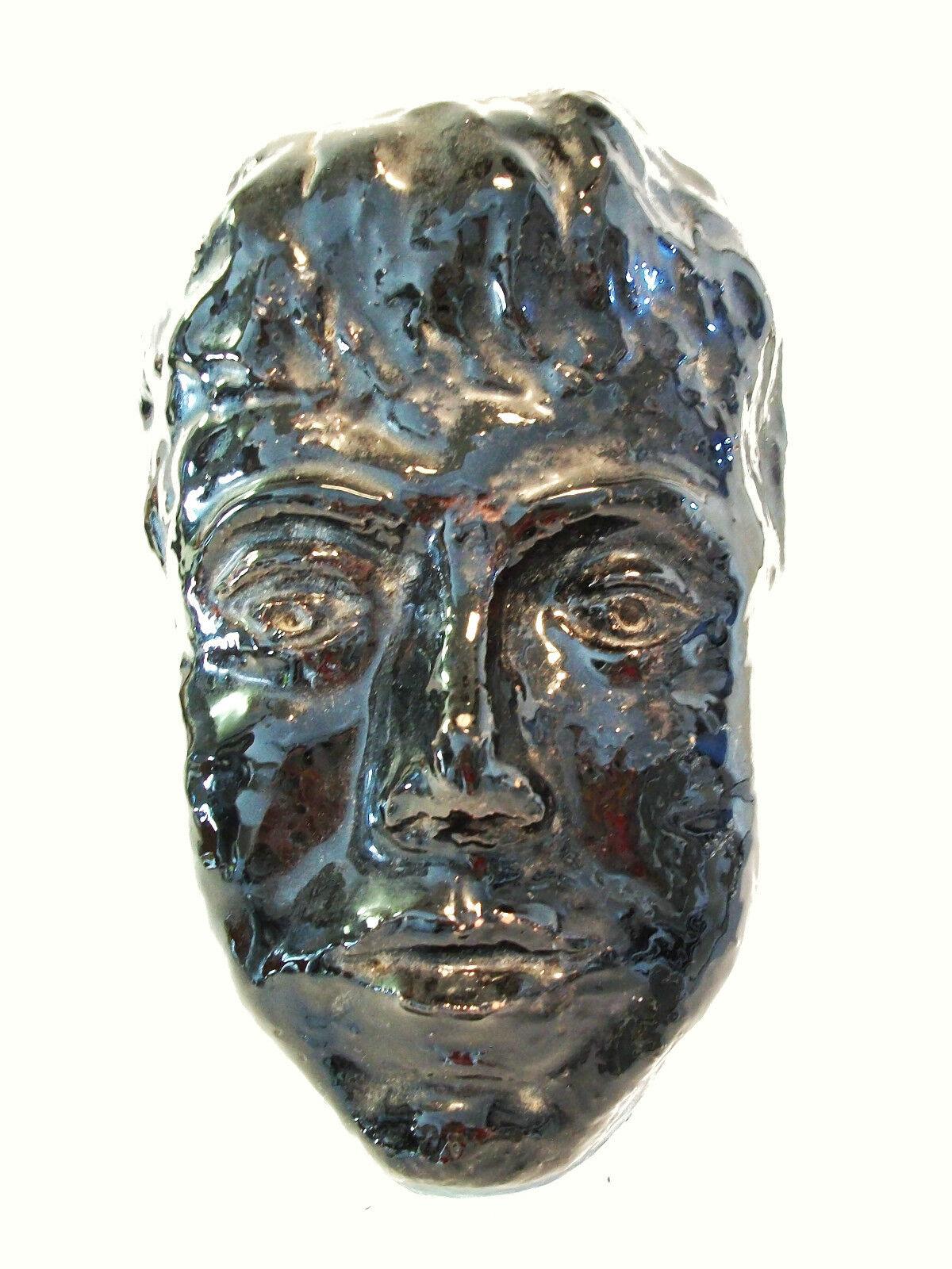 Mid-Century Modern Mid Century Studio Pottery Portrait in Relief - Signed & Dated - Circa 1969 For Sale