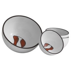 Mid Century Studio Pottery Set of Bowls 1960s