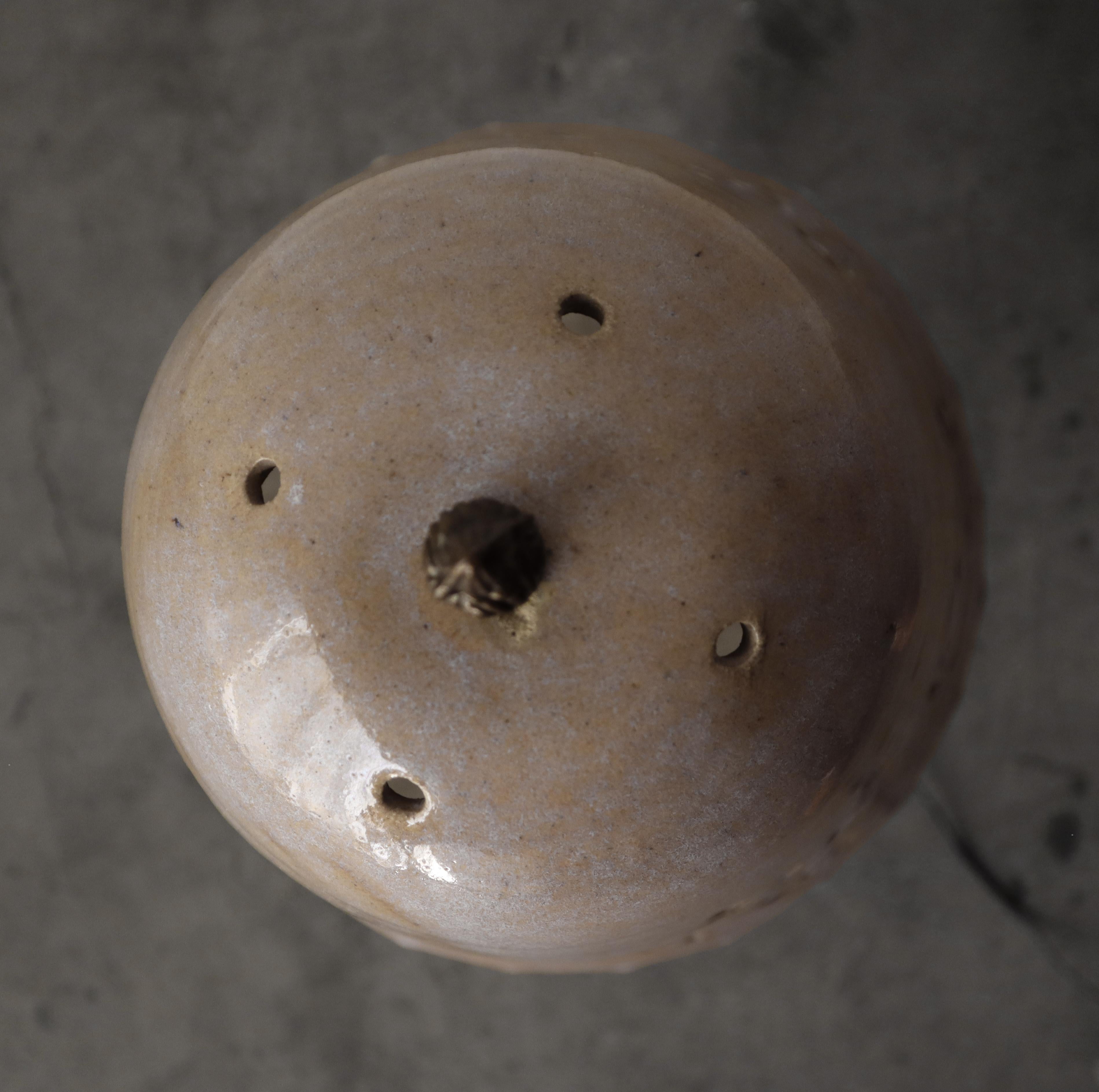 Mid Century Studio Pottery Stoneware Table Lamp For Sale 3