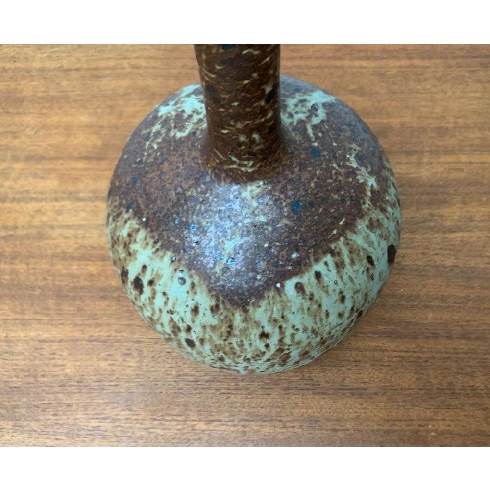 Mid-Century Studio Pottery Table Lamp from Visby Denmark, 1960s 5
