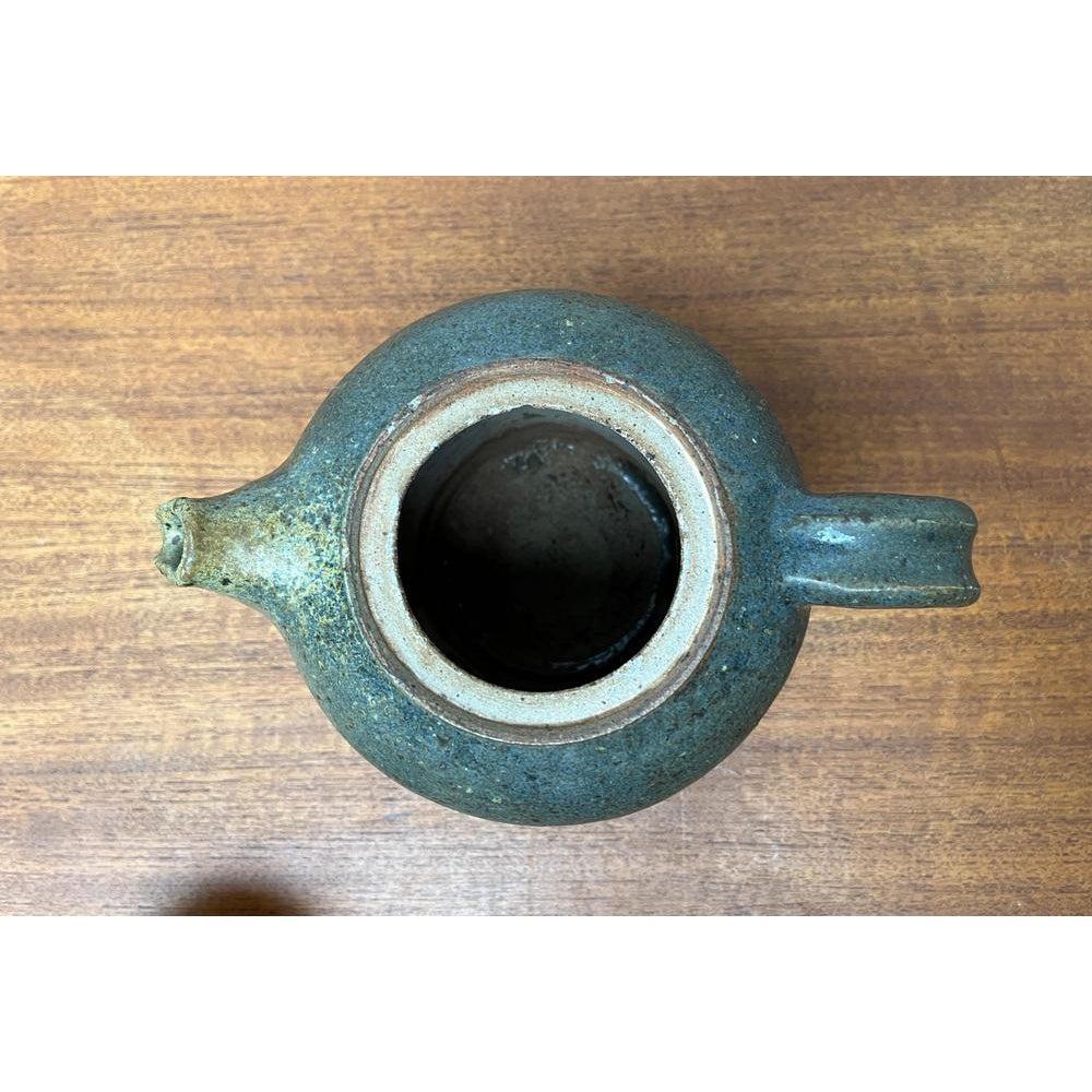 Mid-Century Studio Pottery Teapot from Kirsten Pottery, Ørum, Denmark, 1960s im Angebot 4