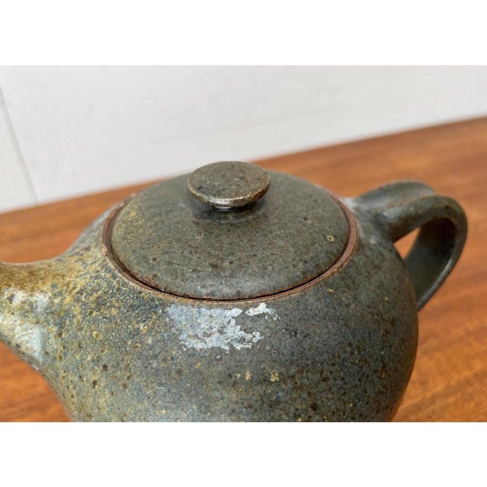 Mid-Century Studio Pottery Teapot from Kirsten Pottery, Ørum, Denmark, 1960s im Angebot 5